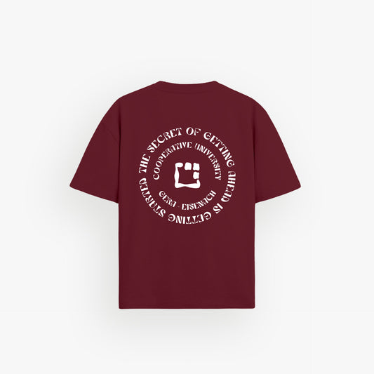 Heavy Oversized Shirt Velvet Wine · 23X101-2