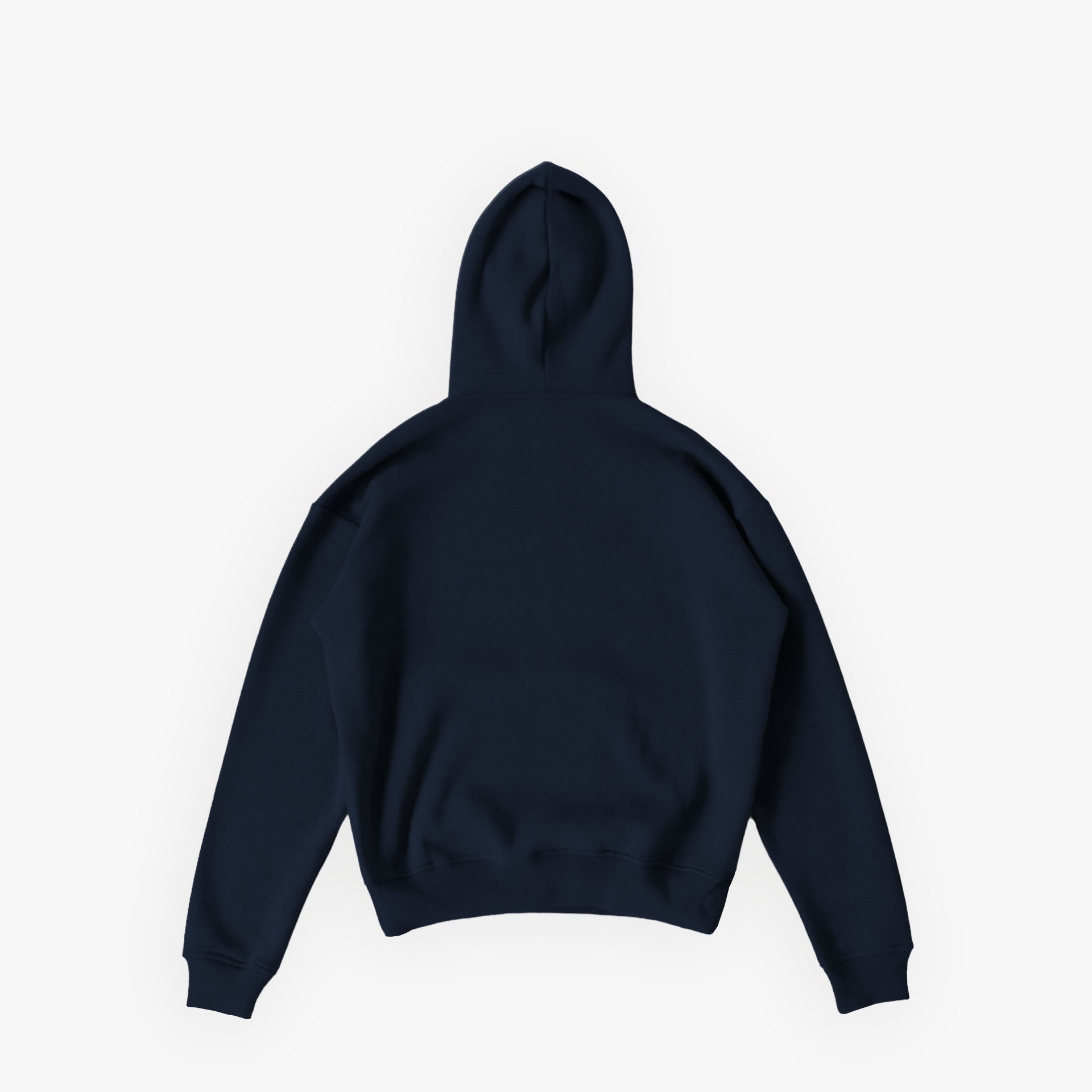 Studios Essentials Hoodie French Navy · Iconic Emblem