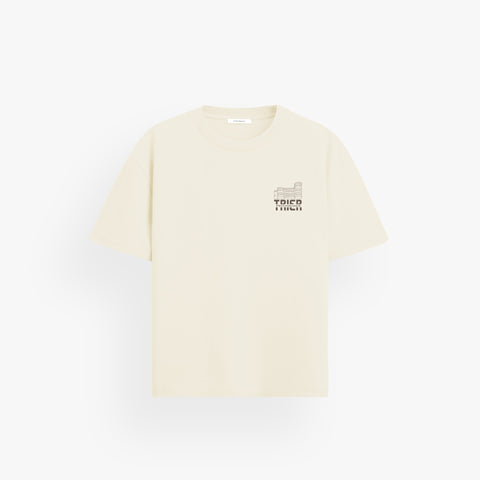 UTPS · Premium Oversized Shirt Natural Raw · 23X007-3
