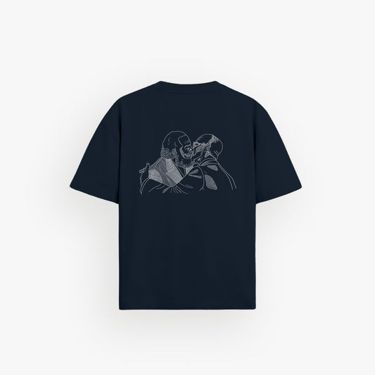Iconic Oversized Shirt French Navy · 23X007-5