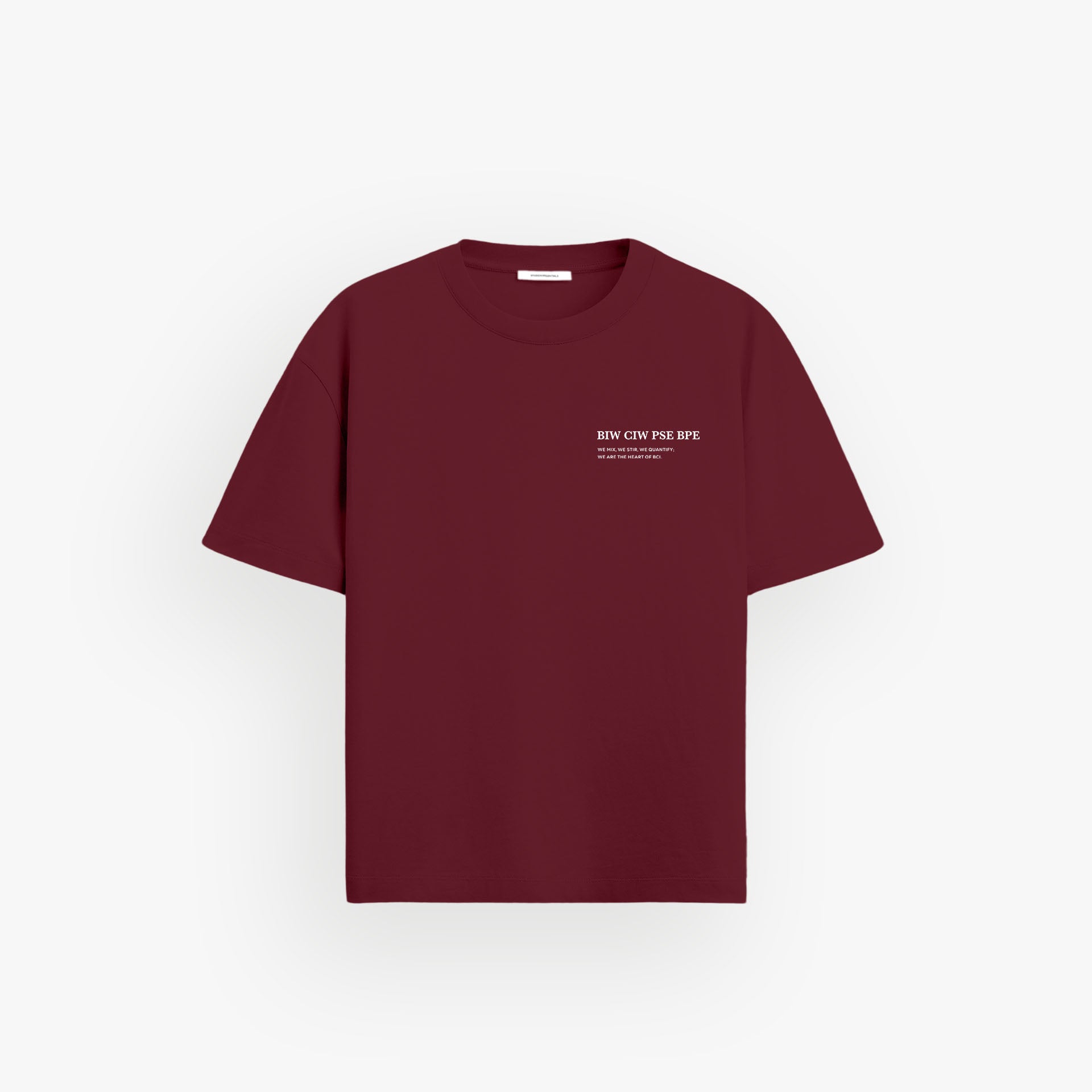 Heavy Oversized Shirt Velvet Wine · 23X053-2