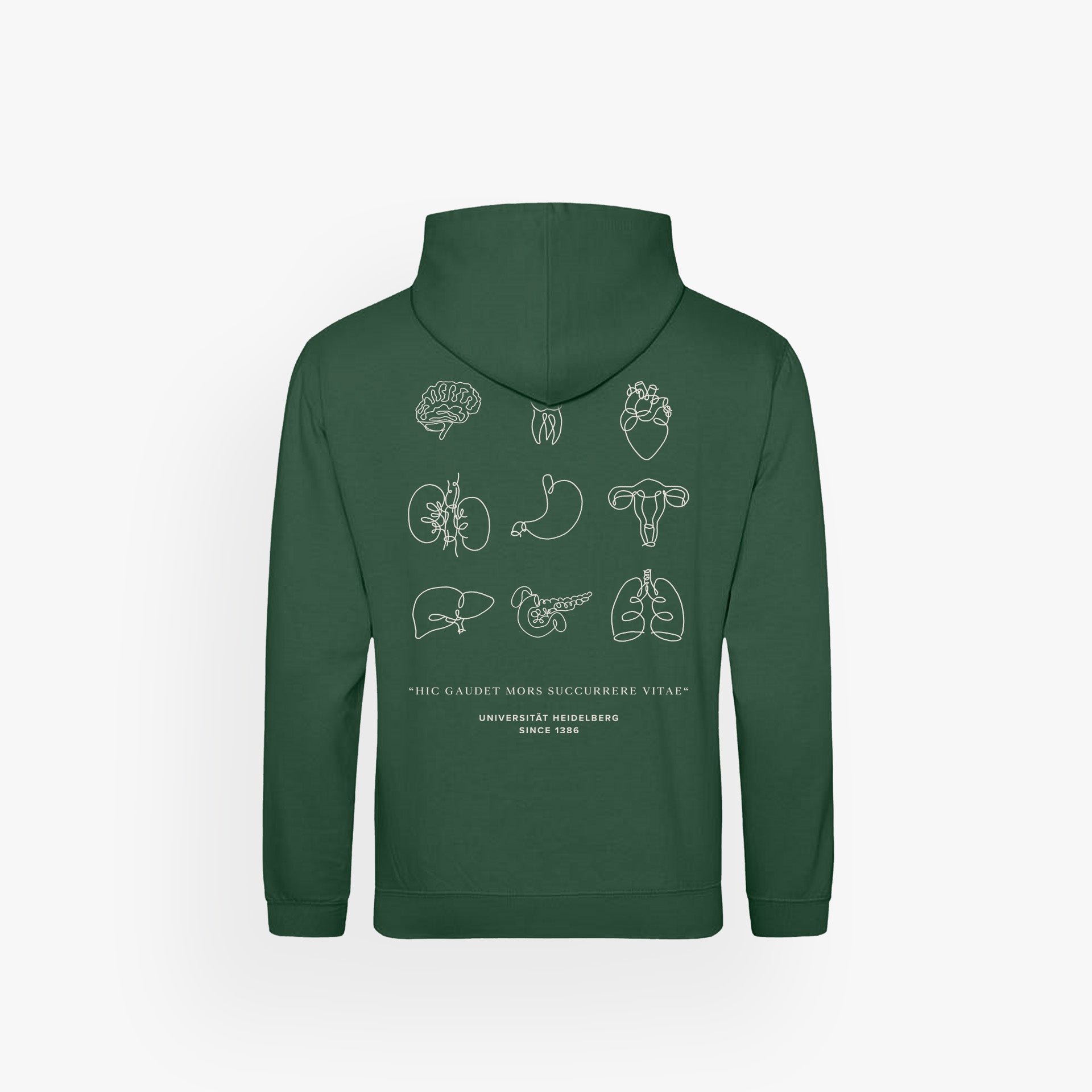 UHM Archive · Basic Hoodie Bottle Green