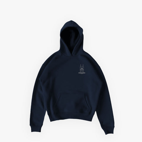 UHM · Studios Essentials Hoodie N°3 French Navy · 23X080-2