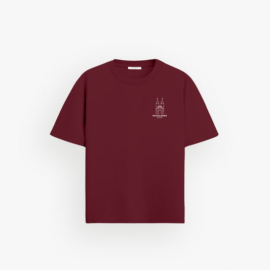 Heavy Oversized Shirt Velvet Wine · 23X080-3