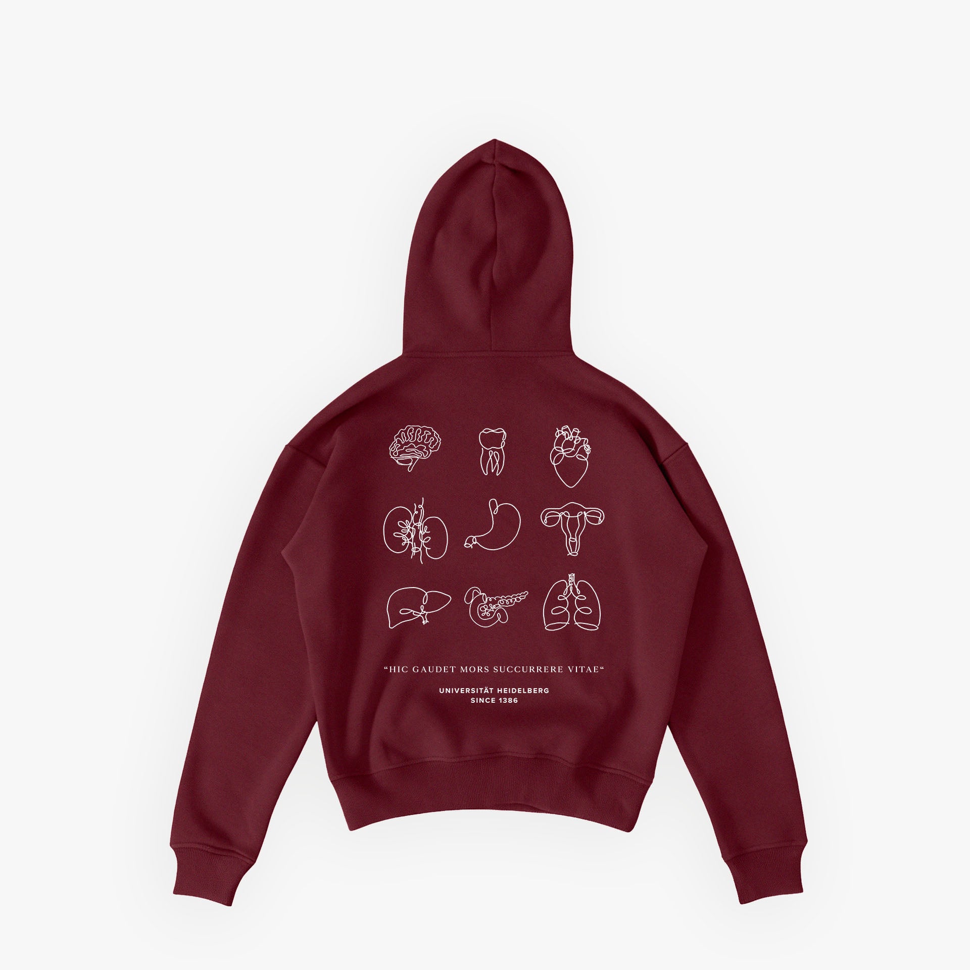 Studios Essentials Hoodie N°4 Velvet Wine · 23X080-3