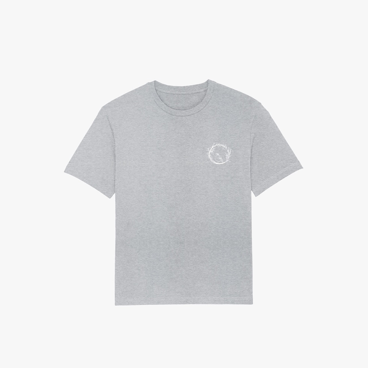 EUFB · Oversized Organic Shirt Heather Grey · 23X086-2