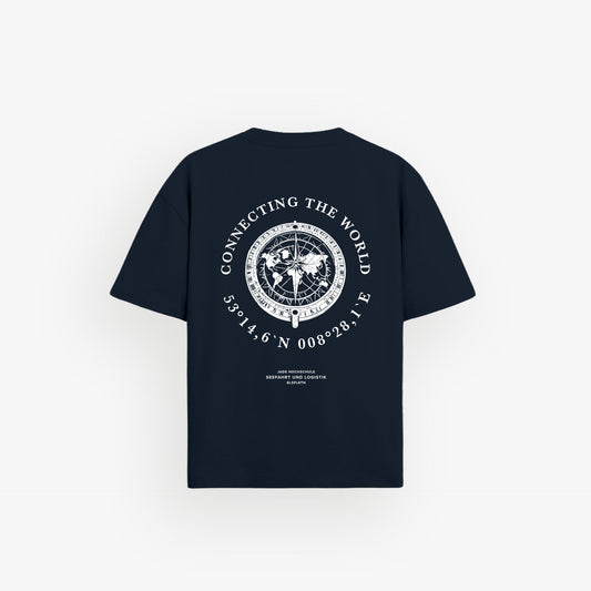 Iconic Oversized Shirt French Navy · 23X113-3
