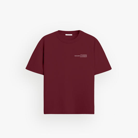 Heavy Oversized Shirt Velvet Wine · 23X113-3