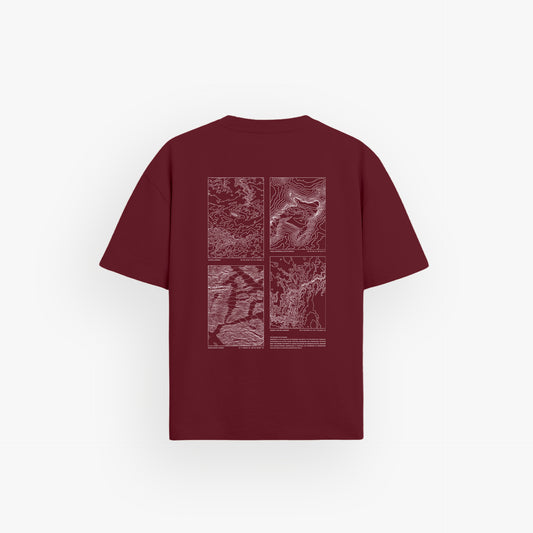 Heavy Oversized Shirt Velvet Wine · 23X132-2