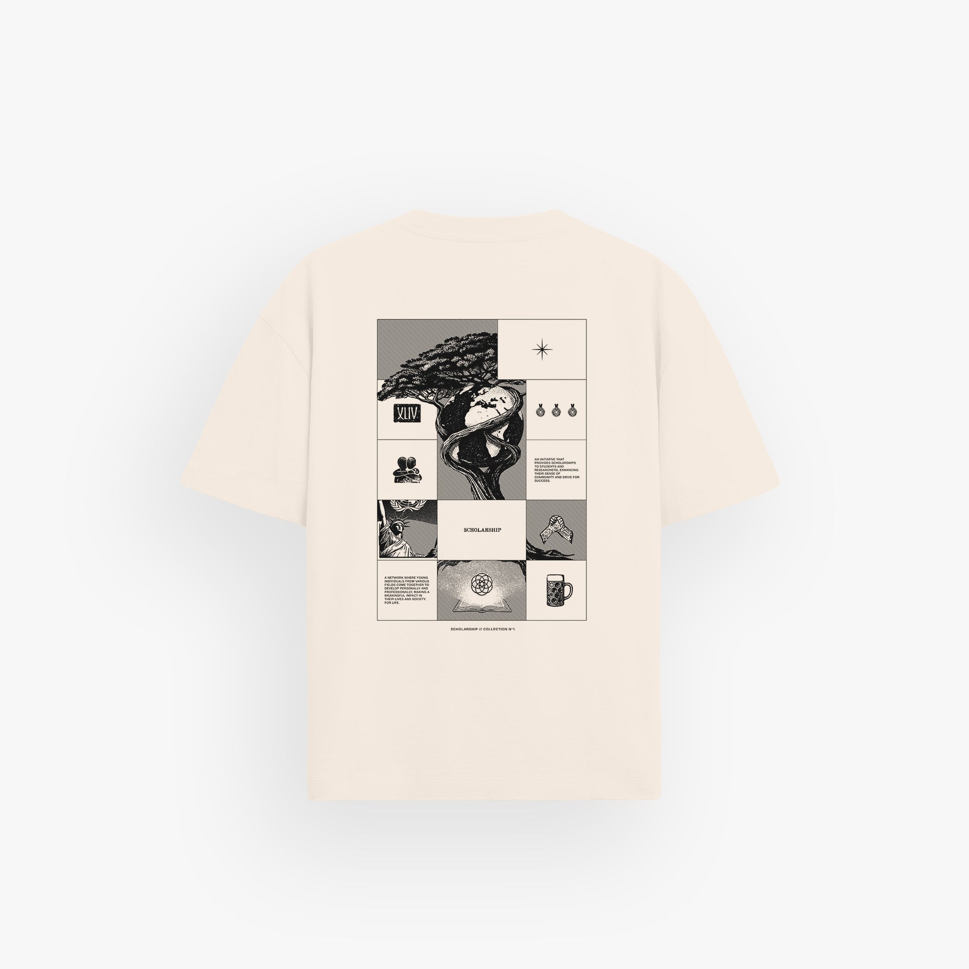 Iconic Oversized Shirt Raw Ivory · SDW