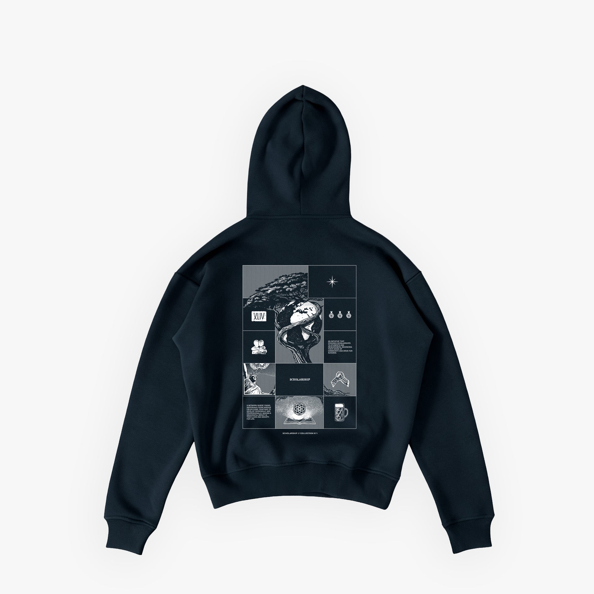 Studios Essentials Hoodie N°4 French Navy · SDW