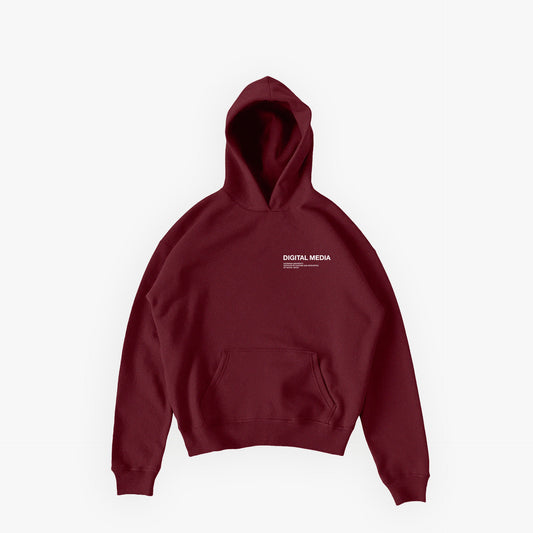 Studios Essentials Hoodie N°4 Velvet Wine - 23X212-1