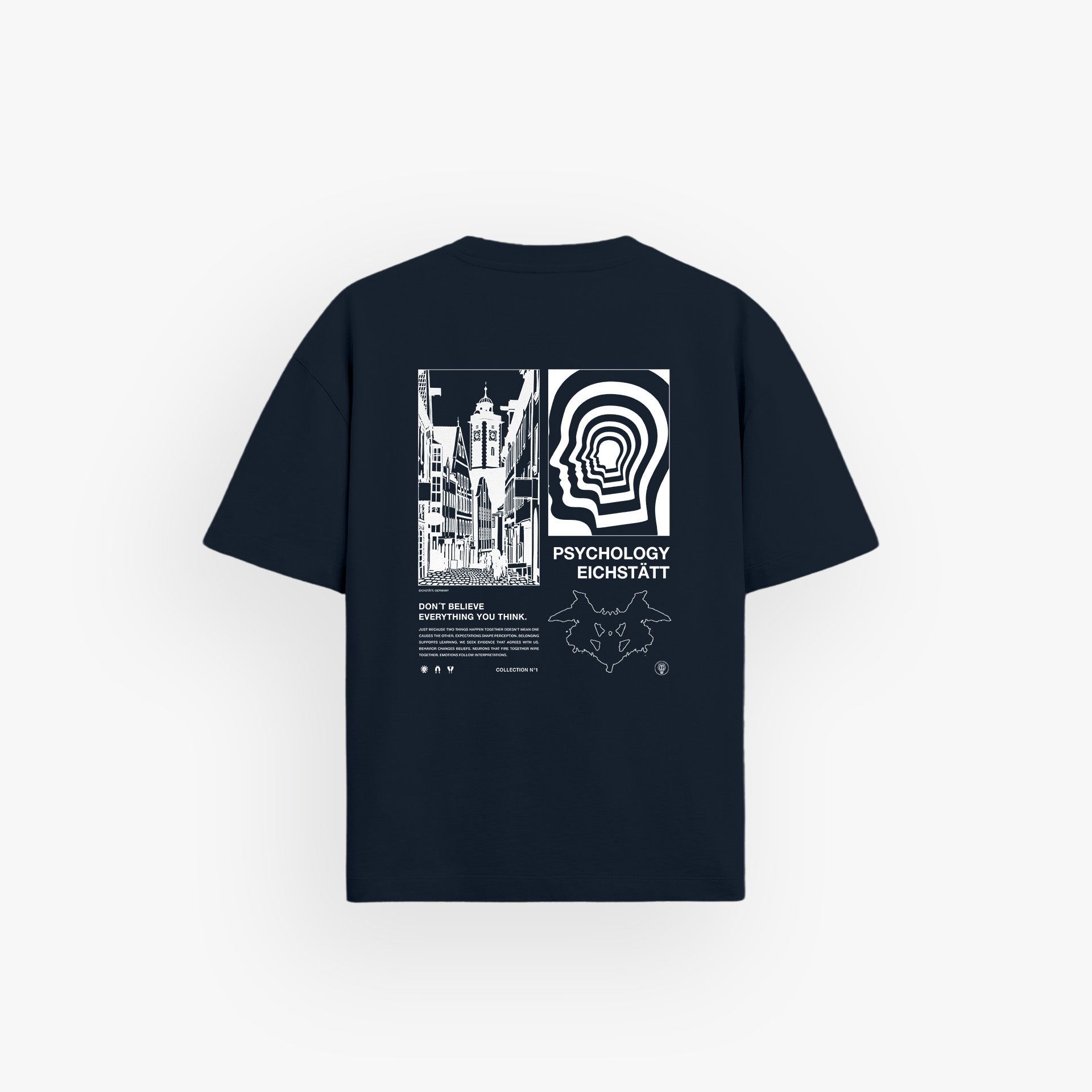Iconic Oversized Shirt French Navy · 23X213-1