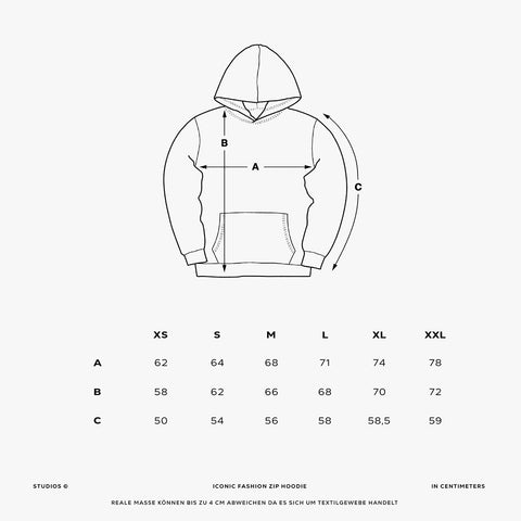Iconic Fashion Zip Hoodie // Cozy Samples
