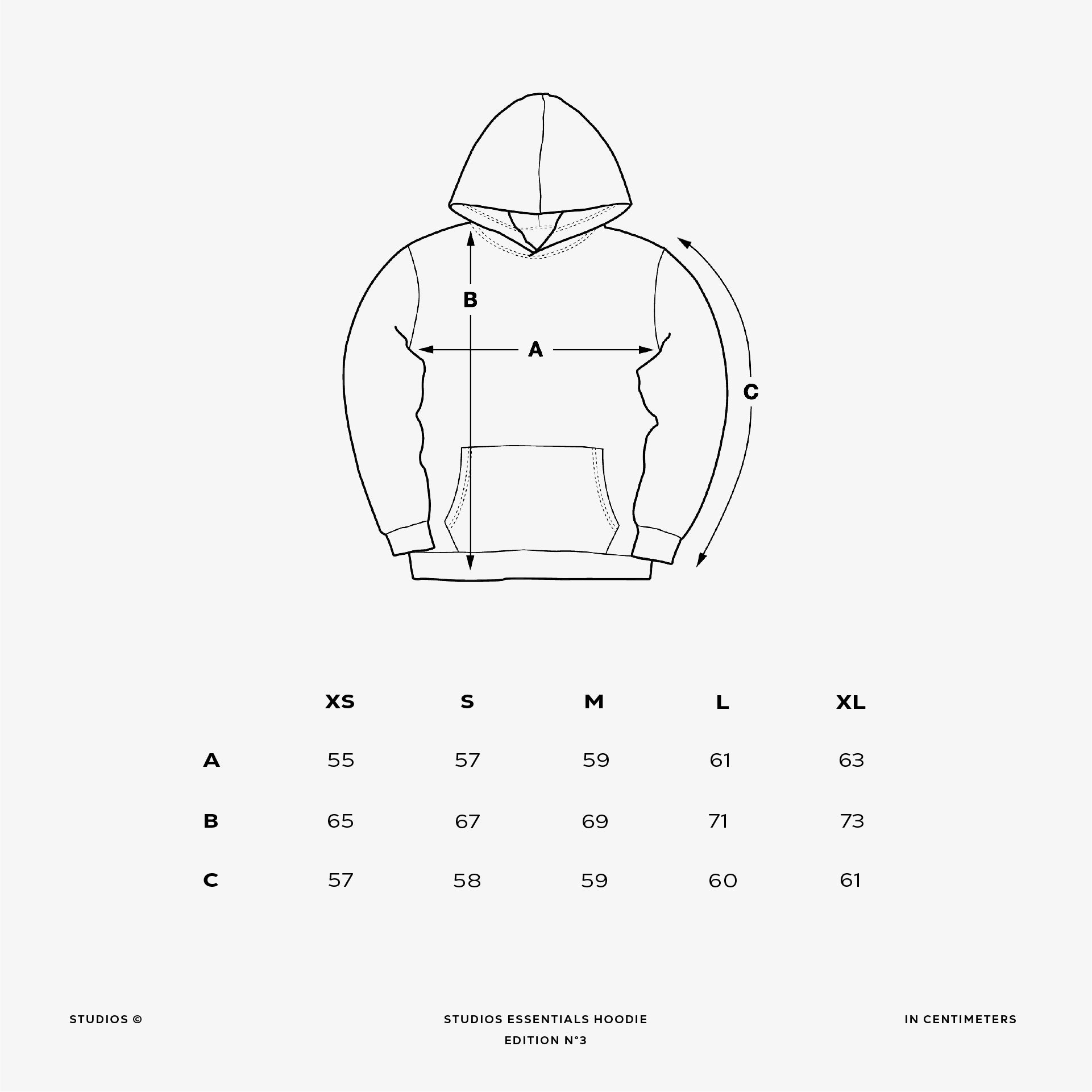 APGY · Studios Essentials Hoodie N°3 Black · 23X197-1