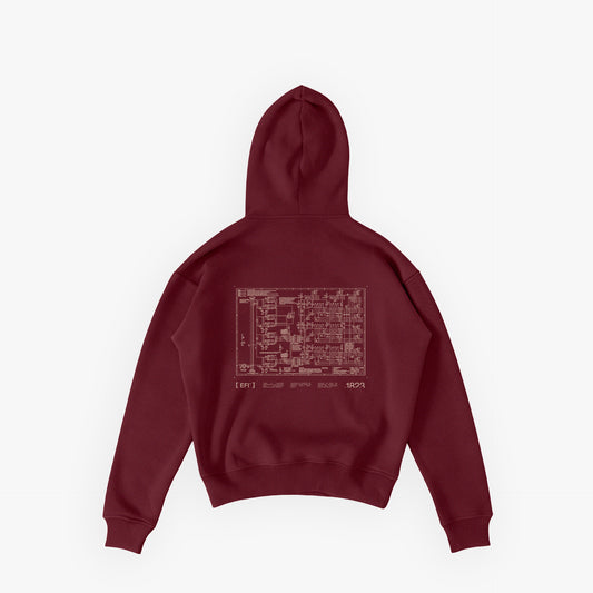 Studios Essentials Hoodie N°4 Velvet Wine