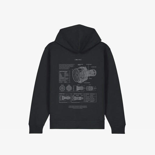 Iconic Zip Hoodie Black