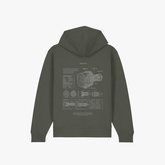 Iconic Zip Hoodie Pale Verde