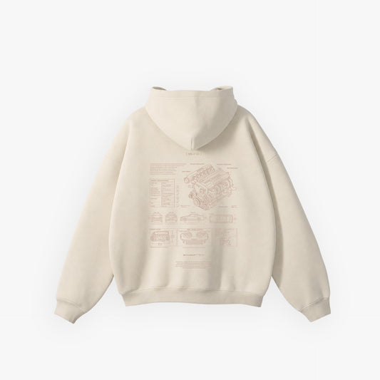Iconic Fashion Hoodie // X215-3 Engine