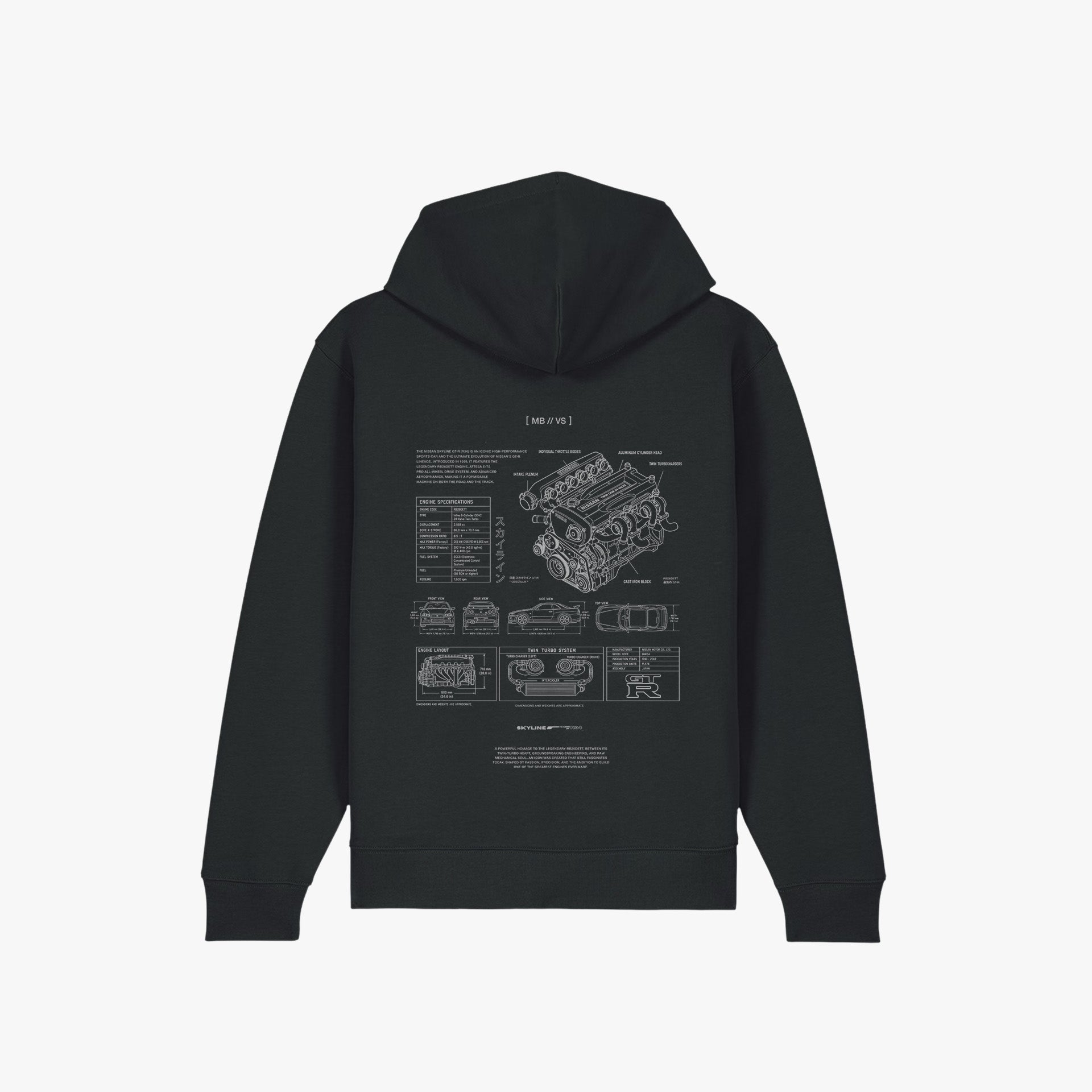 Essentials Zip Hoodie // X215-3 Engine