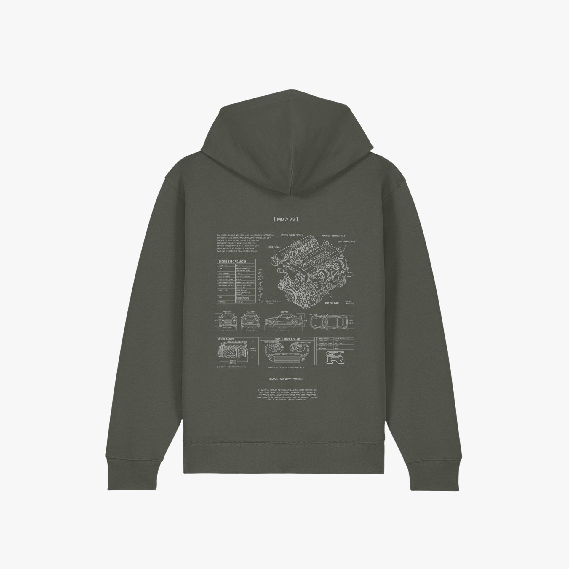 Essentials Zip Hoodie // X215-3 Engine