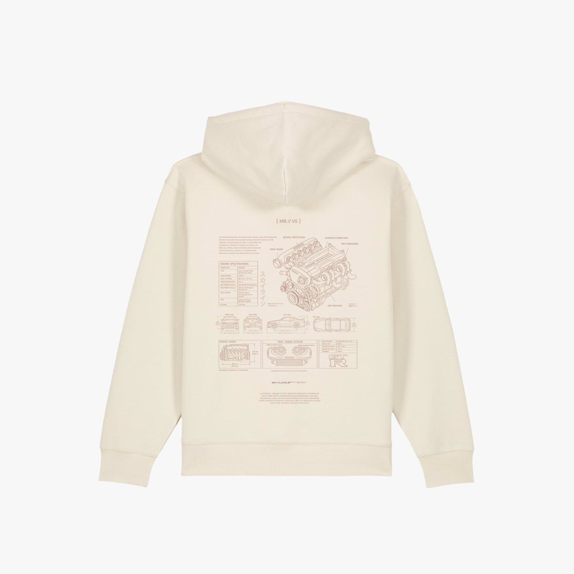 Essentials Zip Hoodie // X215-3 Engine