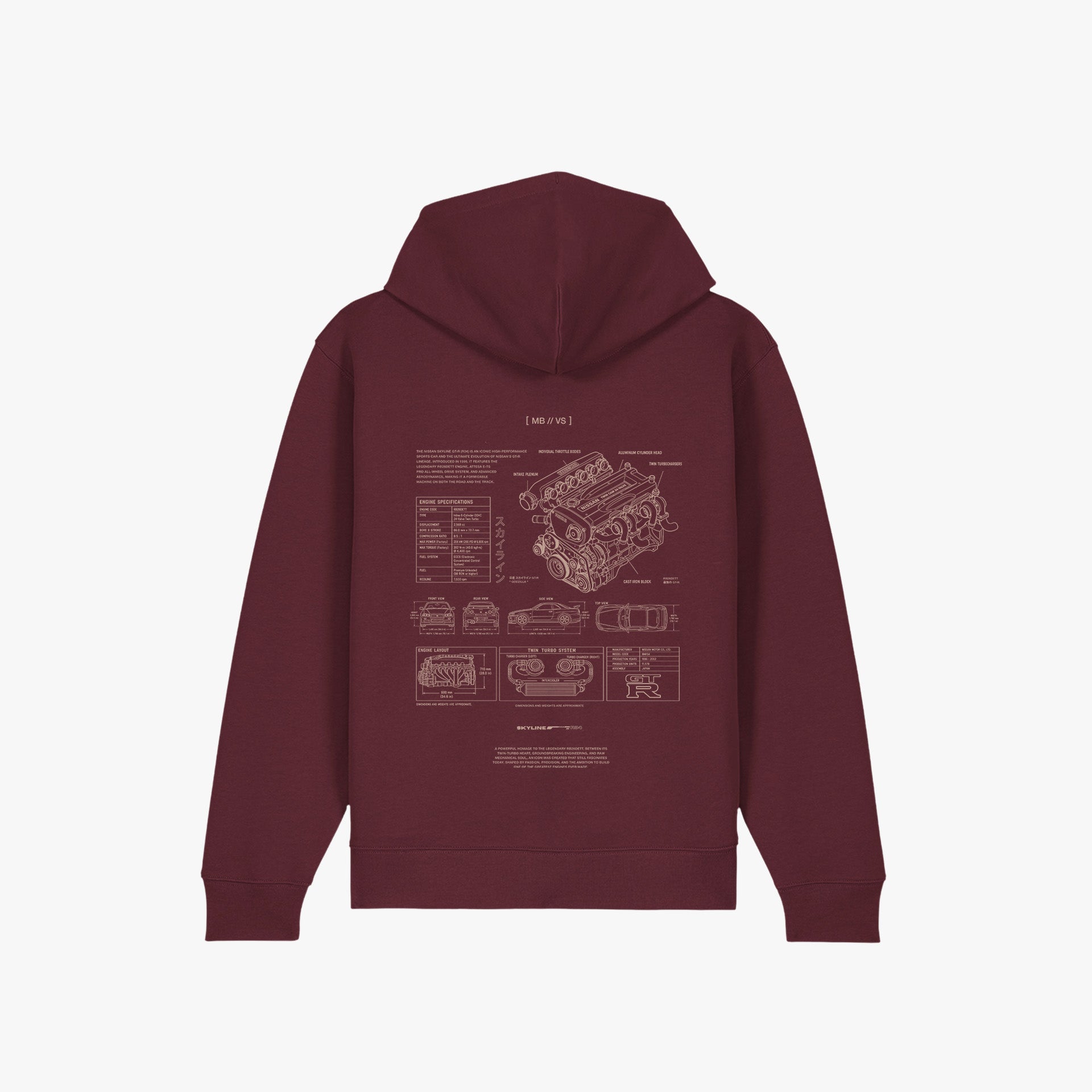 Essentials Zip Hoodie // X215-3 Engine