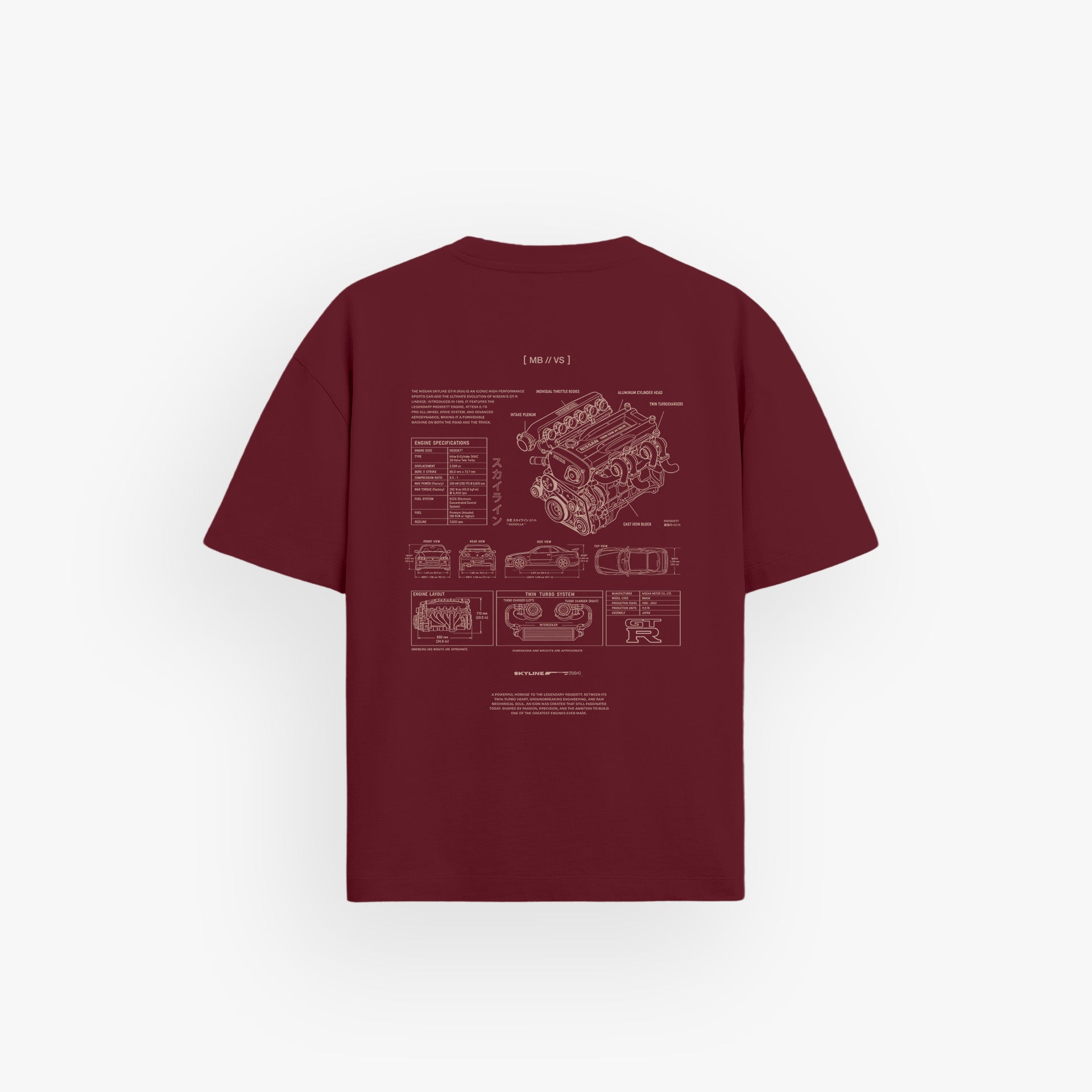 Heavy Oversized Shirt // X215-3 Engine