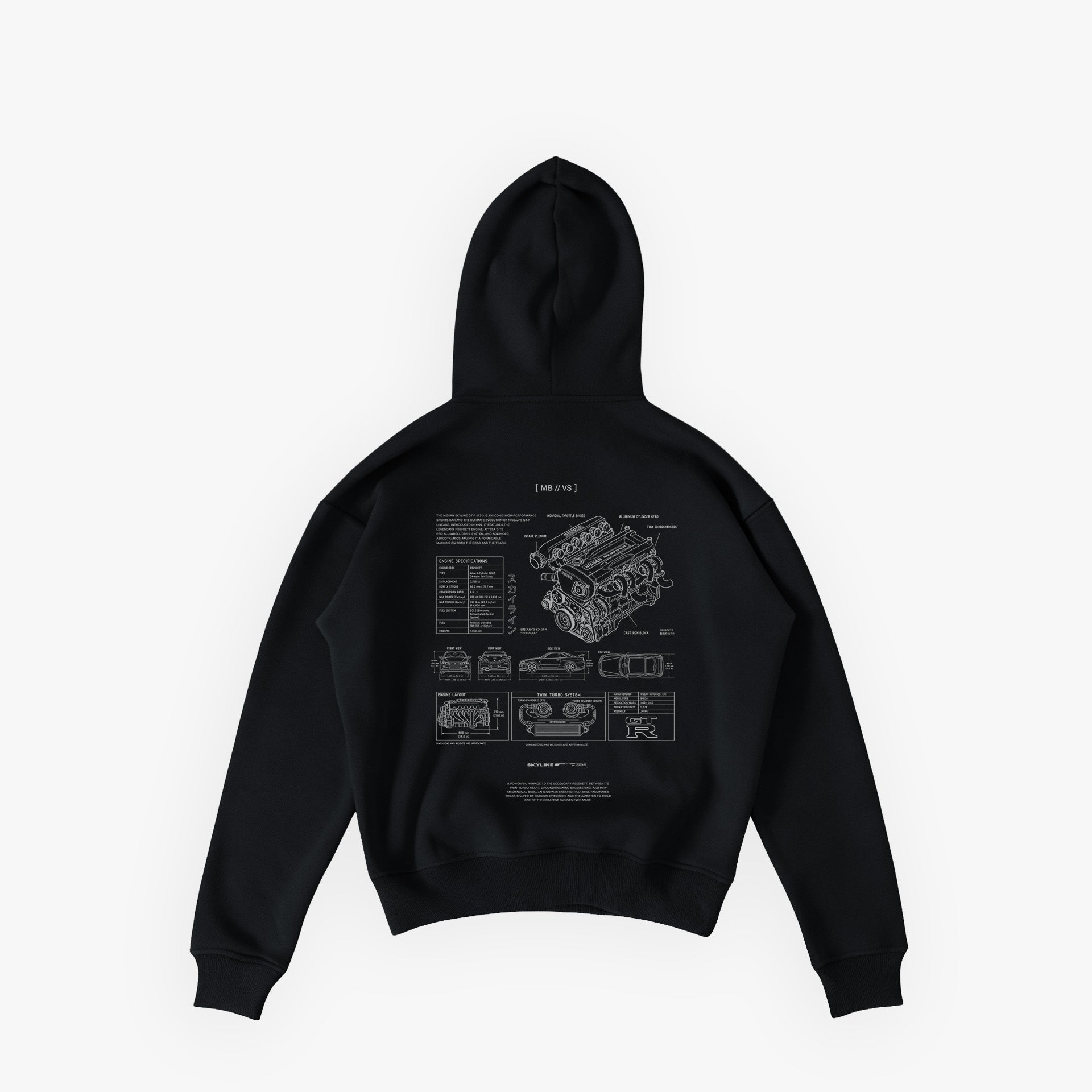 Studios Essentials Hoodie N°4 // X215-3 Engine