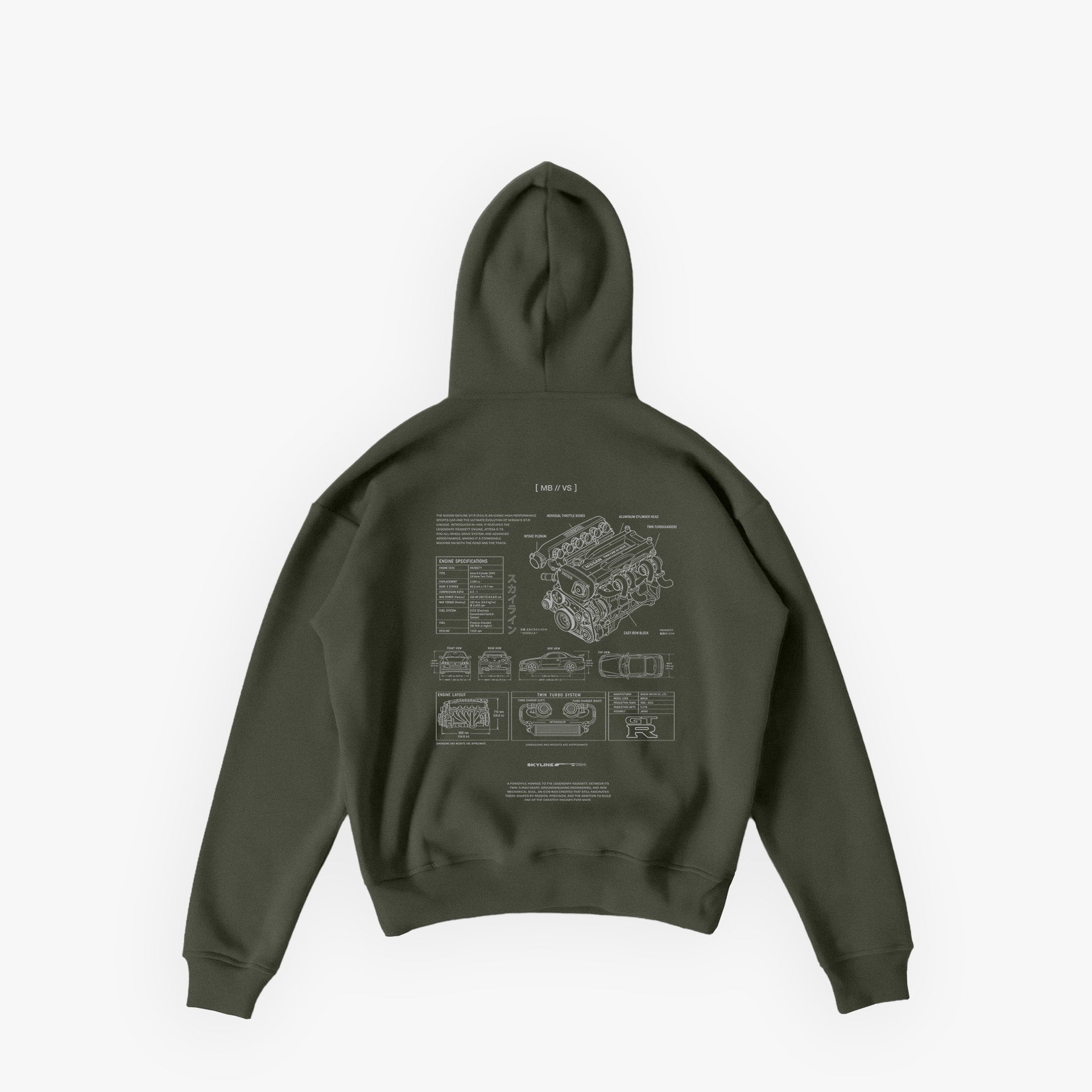 Studios Essentials Hoodie N°4 // X215-3 Engine