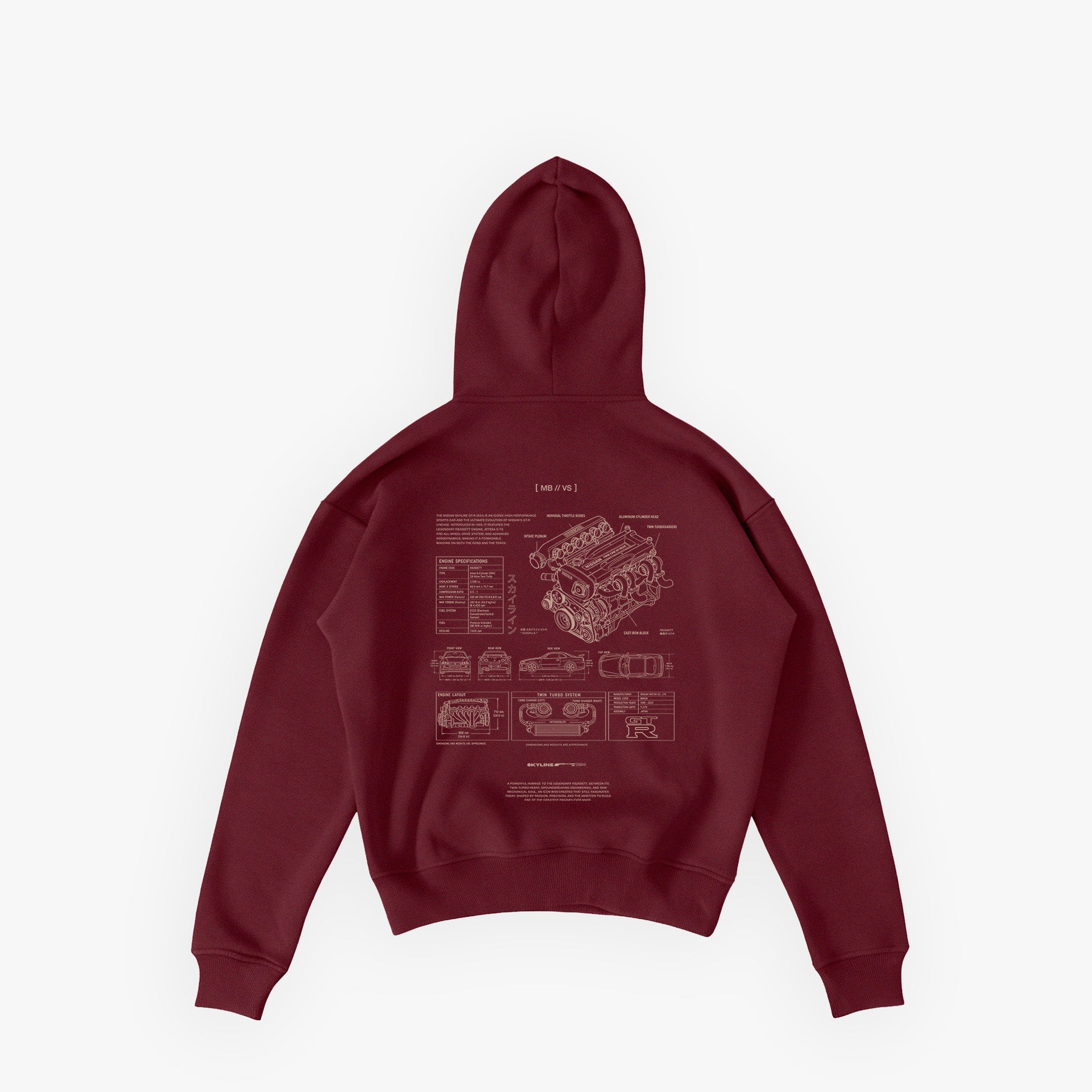 Studios Essentials Hoodie N°4 // X215-3 Engine