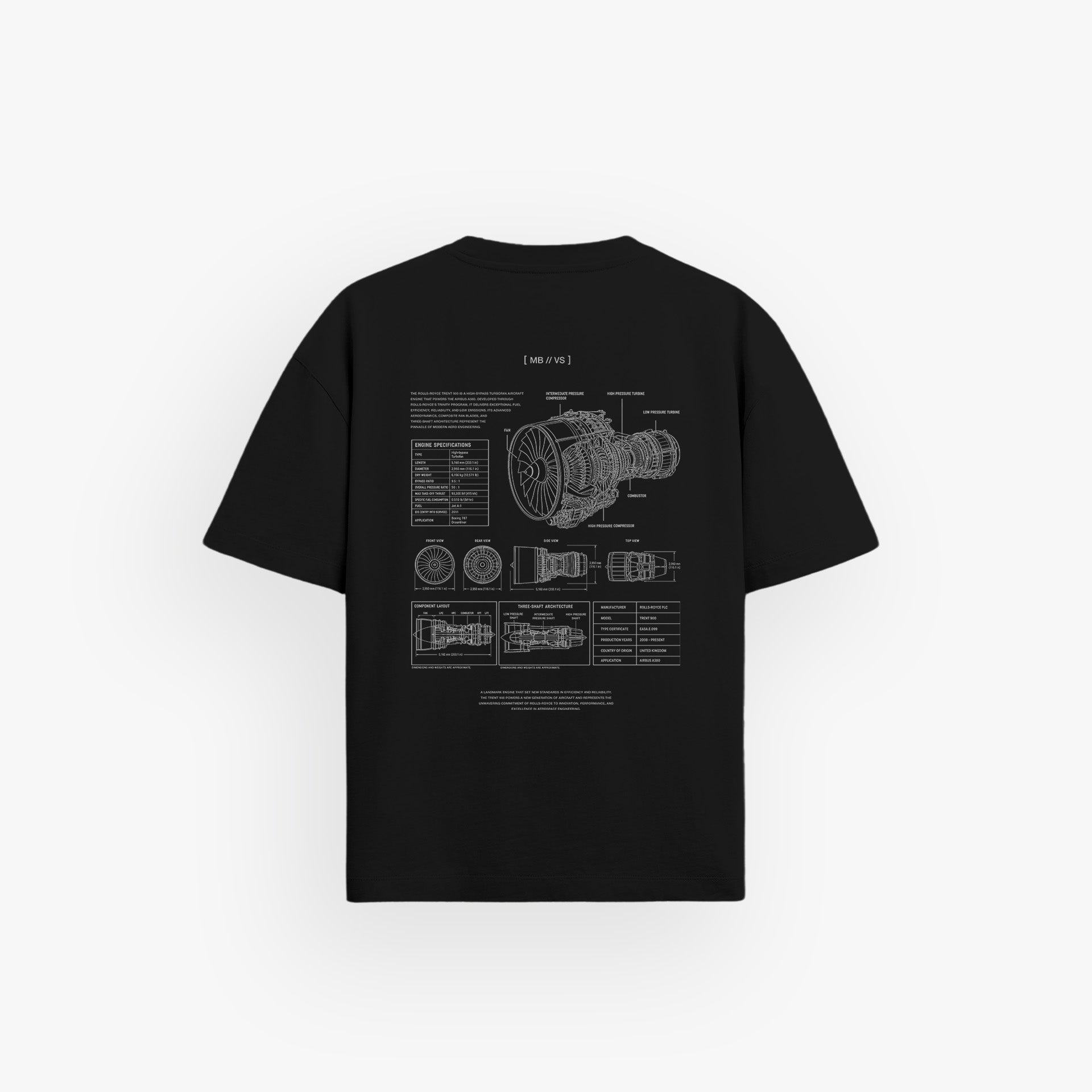 Iconic Oversized Shirt // X215-4 Turbine