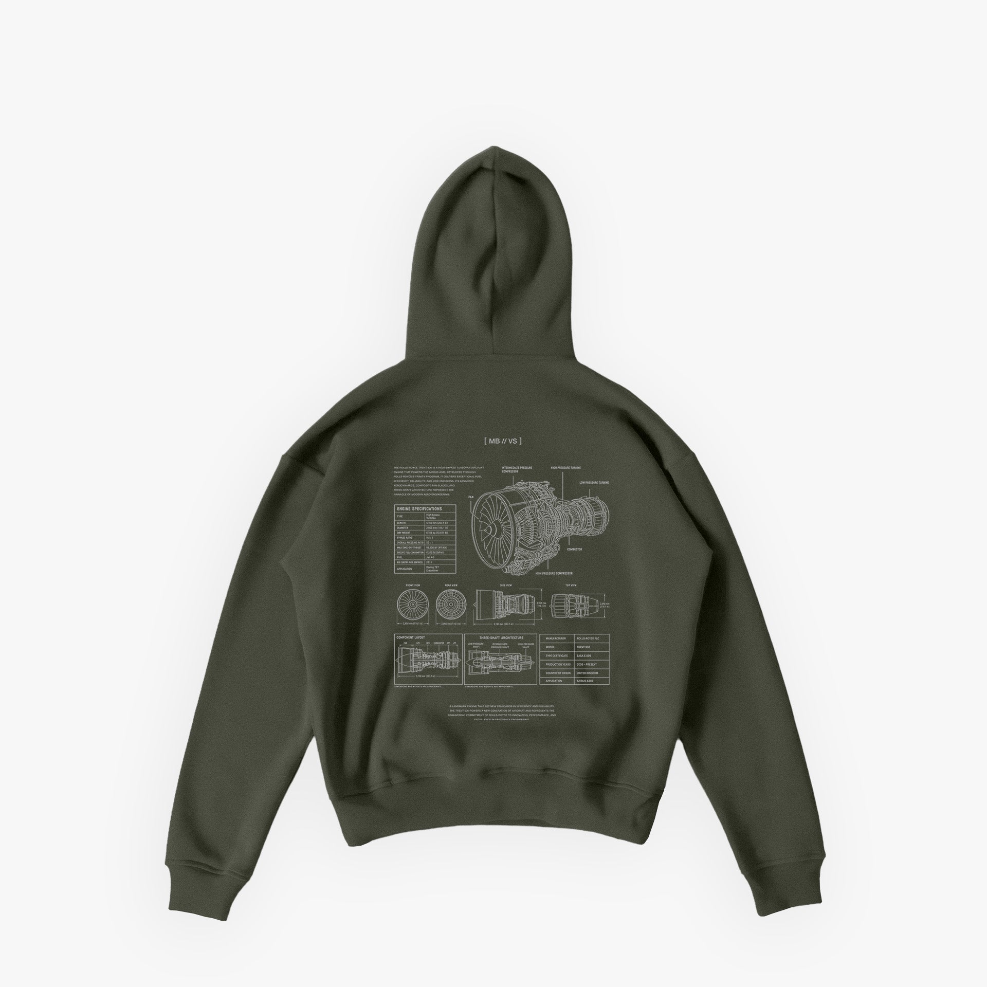 Studios Essentials Hoodie N°4 // X215-4 Turbine