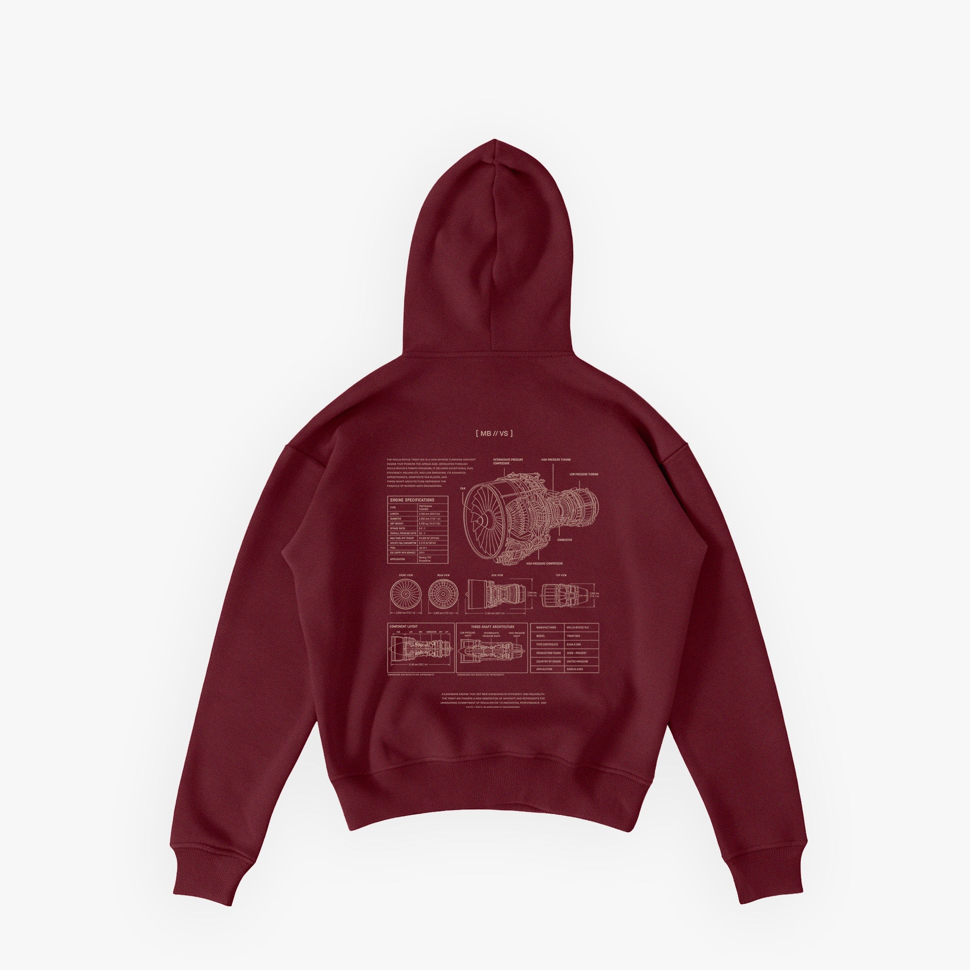 Studios Essentials Hoodie N°4 // X215-4 Turbine